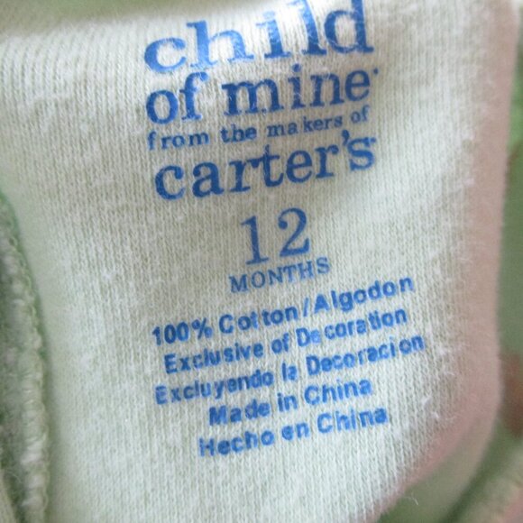 Cuddle Bear Shirt Infant Girls 12M White Gray Short Sleeve Floral Pullover Tee - Picture 3 of 3